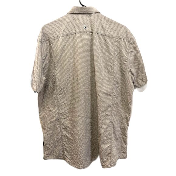 KUHL Gray Button Up Hiking Short Sleeve Shirt Top   Mens Size XL - Picture 6 of 8